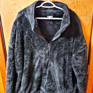 XL Lularoe Nancy pullover sweater jacket all solid black